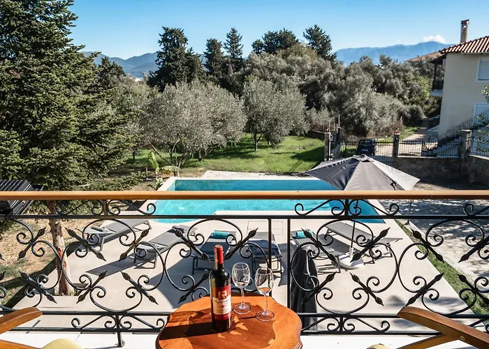 Giomani Villa-private Pool-walk To The Sea Nikiana